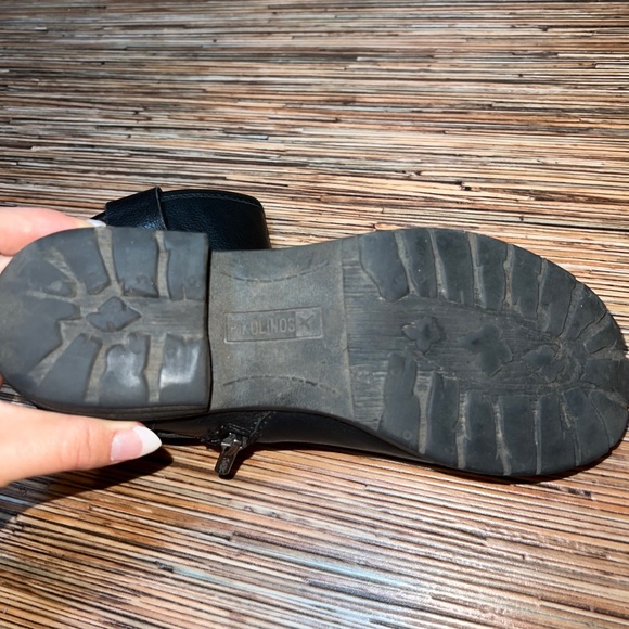 Pikolinos Black Vintage style Buckled Booties - Picture 6 of 8